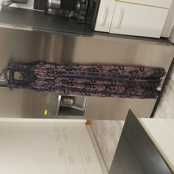 💕FREE PEOPLE💕 Moroccan Printed Maxi Dress ~ Boho Chic Festival Size 6 - Picture 9 of 16